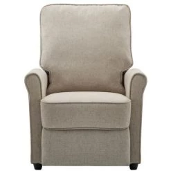 TRUE DEAL Fauteuil Inclinable TV Crème Tissu -Pas Cher Fauteuil Magasin 26225834 4