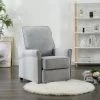 TRUE DEAL Fauteuil Inclinable TV Gris Clair Tissu -Pas Cher Fauteuil Magasin 26225835 1