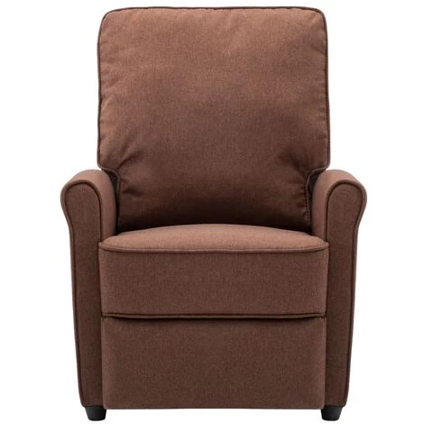 TRUE DEAL Fauteuil De Massage Marron Tissu 6 TRUE DEAL Fauteuil De Massage Marron Tissu – Image 4
