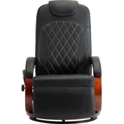 TRUE DEAL Fauteuil De Massage TV Noir Similicuir 9 TRUE DEAL Fauteuil De Massage TV Noir Similicuir -Pas Cher Fauteuil Magasin 26225874 3