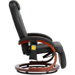 TRUE DEAL Fauteuil De Massage TV Noir Similicuir 10 TRUE DEAL Fauteuil De Massage TV Noir Similicuir -Pas Cher Fauteuil Magasin 26225874 4