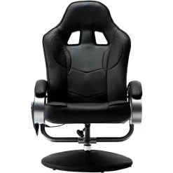 TRUE DEAL Fauteuil De Massage Avec Repose-pied Noir Similicuir 10 TRUE DEAL Fauteuil De Massage Avec Repose-pied Noir Similicuir -Pas Cher Fauteuil Magasin 26226061 4