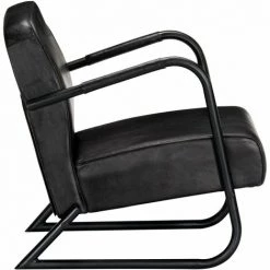 TRUE DEAL Fauteuil De Repos Noir Cuir Véritable 9 TRUE DEAL Fauteuil De Repos Noir Cuir Véritable -Pas Cher Fauteuil Magasin 26272657 3