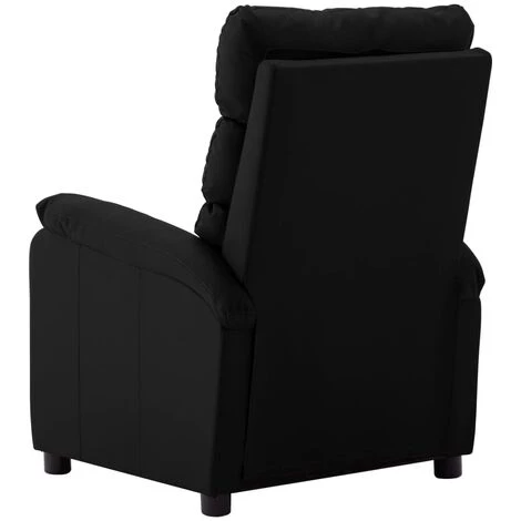 TRUE DEAL Fauteuil De Massage Inclinable Noir Similicuir 6 TRUE DEAL Fauteuil De Massage Inclinable Noir Similicuir â Image 4