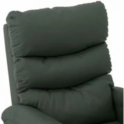 TRUE DEAL Fauteuil De Massage Inclinable Gris Similicuir -Pas Cher Fauteuil Magasin 26301279 5