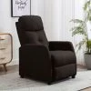 TRUE DEAL Fauteuil Inclinable Marron Foncé Tissu -Pas Cher Fauteuil Magasin 26301400 1