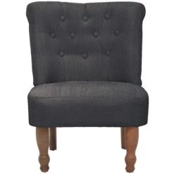 ASUPERMALL Chaise Française Tissu Gris 9 ASUPERMALL Chaise Française Tissu Gris -Pas Cher Fauteuil Magasin 26481638 3