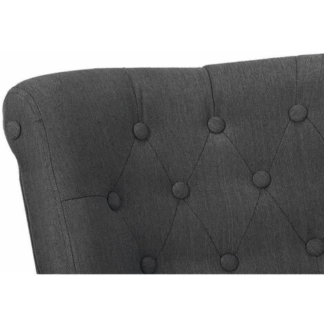 ASUPERMALL Chaise Française Tissu Gris 7 ASUPERMALL Chaise Française Tissu Gris – Image 5