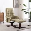 YOUTHUP Fauteuil Massage Inclinable Repose-pied Cappuccino Similicuir - Brun 1 YOUTHUP Fauteuil Massage Inclinable Repose-pied Cappuccino Similicuir - Brun -Pas Cher Fauteuil Magasin 26530612 1