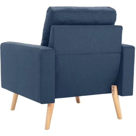 TRUE DEAL Fauteuil Bleu Tissu 7 TRUE DEAL Fauteuil Bleu Tissu – Image 5