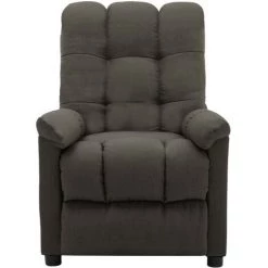 TRUE DEAL Fauteuil Inclinable Taupe Tissu -Pas Cher Fauteuil Magasin 26661881 3