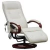 MEND Fauteuil Relax Massant Londres Crème 1 MEND Fauteuil Relax Massant Londres Crème -Pas Cher Fauteuil Magasin 26745289 1