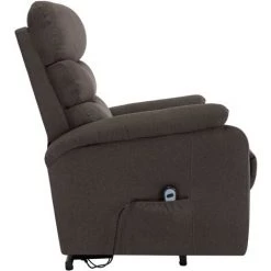 Fauteuil Inclinable De Massage Tissu Taupe Modèle 2 VidaXL 10 Fauteuil Inclinable De Massage Tissu Taupe Modèle 2 VidaXL -Pas Cher Fauteuil Magasin 26980044 4
