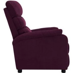 Fauteuil Inclinable Tissu Violet VidaXL -Pas Cher Fauteuil Magasin 27051254 4
