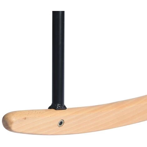 HOMEINBOX Fauteuil Revêtement En Tissu Bleu Chaise à Bascule Bent Structure En Bois Métal Avec Pieds En Bois Massif 4188 6 HOMEINBOX Fauteuil Revêtement En Tissu Bleu Chaise à Bascule Bent Structure En Bois Métal Avec Pieds En Bois Massif 4188 – Image 4