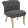 ALTOBUY NORA - Fauteuil Avec Dossier Capitonné Coloris Gris - Gris -Pas Cher Fauteuil Magasin 27209163 1