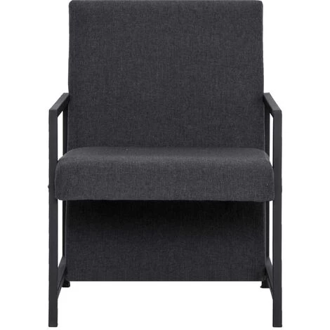 Topdeal Fauteuil Gris Tissu 6 Topdeal Fauteuil Gris Tissu – Image 4