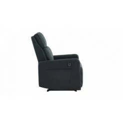 HOMIFAB Fauteuil Relax électrique En Tissu Anthracite Et Simili Cuir Noir Mat - Collection Côme - Gris Anthracite 10 HOMIFAB Fauteuil Relax électrique En Tissu Anthracite Et Simili Cuir Noir Mat - Collection Côme - Gris Anthracite -Pas Cher Fauteuil Magasin 27240706 4