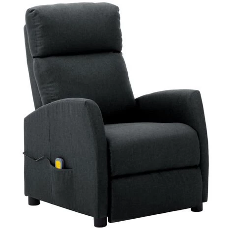 ASUPERMALL Fauteuil De Massage Inclinable Gris Fonce Tissu 3 ASUPERMALL Fauteuil De Massage Inclinable Gris Fonce Tissu