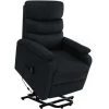YOUTHUP Fauteuil Inclinable De Massage Noir Tissu - Noir -Pas Cher Fauteuil Magasin 27393429 1