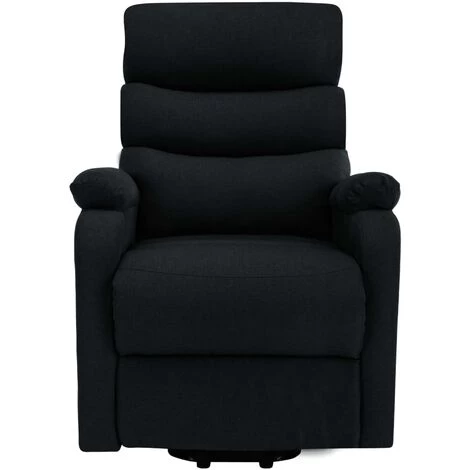 YOUTHUP Fauteuil Inclinable De Massage Noir Tissu - Noir 6 YOUTHUP Fauteuil Inclinable De Massage Noir Tissu - Noir – Image 4