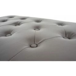 HHG Fauteuil De Luxe Lounge Relax Chesterfield Avec Pouf, Similicuir ~ Pieds Ronds, Brun Antique 9 HHG Fauteuil De Luxe Lounge Relax Chesterfield Avec Pouf, Similicuir ~ Pieds Ronds, Brun Antique -Pas Cher Fauteuil Magasin 27483748 3