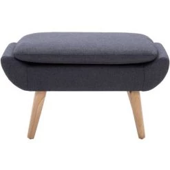 ASUPERMALL Repose-pied Tapisserie En Tissu 73 X 43 X 42 Cm Gris Fonce -Pas Cher Fauteuil Magasin 27555525 4