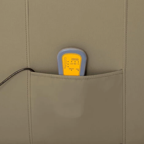 ASUPERMALL Fauteuil De Massage Inclinable Cappuccino Similicuir 4 ASUPERMALL Fauteuil De Massage Inclinable Cappuccino Similicuir – Image 2