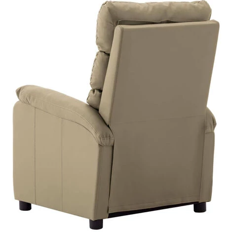 ASUPERMALL Fauteuil De Massage Inclinable Cappuccino Similicuir 7 ASUPERMALL Fauteuil De Massage Inclinable Cappuccino Similicuir – Image 5