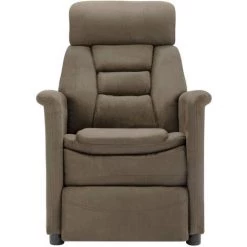 ASUPERMALL Fauteuil Inclinable De Massage Taupe Similicuir Daim 10 ASUPERMALL Fauteuil Inclinable De Massage Taupe Similicuir Daim -Pas Cher Fauteuil Magasin 27558610 4