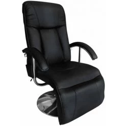 LITZEE Fauteuil De Massage Noir Similicuir 9 LITZEE Fauteuil De Massage Noir Similicuir -Pas Cher Fauteuil Magasin 27808326 3