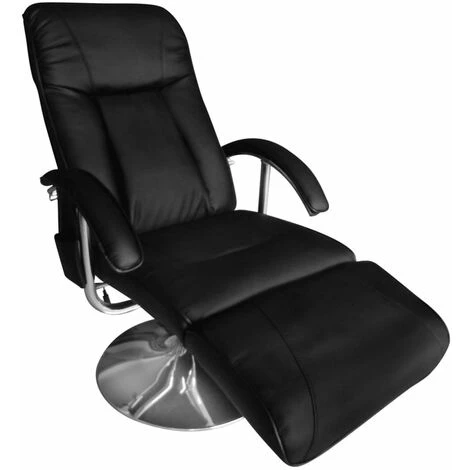 LITZEE Fauteuil De Massage Noir Similicuir 7 LITZEE Fauteuil De Massage Noir Similicuir – Image 5