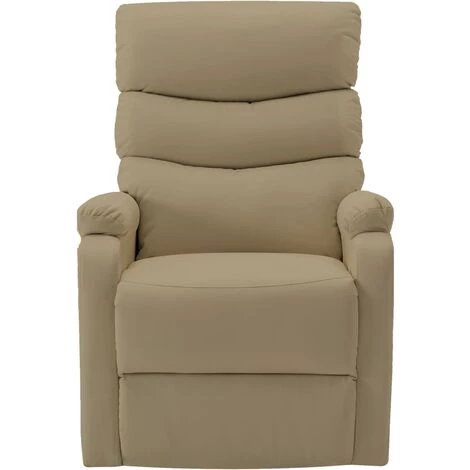 Fauteuil Inclinable De Massage Similicuir Cappuccino VidaXL 6 Fauteuil Inclinable De Massage Similicuir Cappuccino VidaXL – Image 4