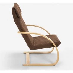 AHD AMAZING HOME DESIGN Fauteuil De Salon Et De Bureau Ergonomique En Bois Design Nordique Aarhus | Couleur: Marron -Pas Cher Fauteuil Magasin 28760417 4
