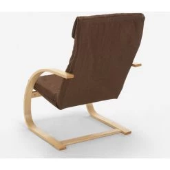 AHD AMAZING HOME DESIGN Fauteuil De Salon Et De Bureau Ergonomique En Bois Design Nordique Aarhus | Couleur: Marron -Pas Cher Fauteuil Magasin 28760417 5