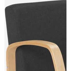 AHD AMAZING HOME DESIGN Fauteuil D'étude Ergonomique En Bois Design Scandinave Frederiksberg | Couleur: Gris -Pas Cher Fauteuil Magasin 28825404 5