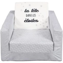 Fauteuil Convertible Liberty Gris Home Deco Kids -Pas Cher Fauteuil Magasin 28998815 3