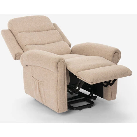 LE ROI DU RELAX Fauteuil électrique De Relaxation Massage Et Chauffage Avec Roues Victoria | Couleur: Beige 6 LE ROI DU RELAX Fauteuil électrique De Relaxation Massage Et Chauffage Avec Roues Victoria | Couleur: Beige – Image 4