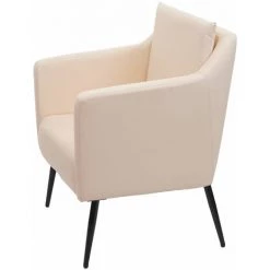 Fauteuil De Salon HHG-707a, Fauteuil Cocktail Fauteuil Relax Fauteuil ~ Similicuir Crème-beige 9 Fauteuil De Salon HHG-707a, Fauteuil Cocktail Fauteuil Relax Fauteuil ~ Similicuir Crème-beige -Pas Cher Fauteuil Magasin 29506637 3