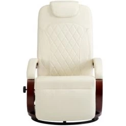 TRUE DEAL Fauteuil Inclinable TV Blanc Cassé Similicuir 9 TRUE DEAL Fauteuil Inclinable TV Blanc Cassé Similicuir -Pas Cher Fauteuil Magasin 29647572 3