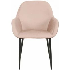 THE HOME DECO FACTORY Lot De 2 Fauteuils De Table Design Velours Giulia - 59 X 44 X 94 - Rose 7 THE HOME DECO FACTORY Lot De 2 Fauteuils De Table Design Velours Giulia - 59 X 44 X 94 - Rose -Pas Cher Fauteuil Magasin 29815962 2