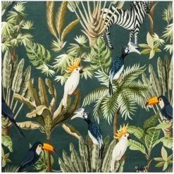 Fauteuil Velours Jungle Sango Atmosphera 11 Fauteuil Velours Jungle Sango Atmosphera -Pas Cher Fauteuil Magasin 30281188 5