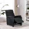TRUE DEAL Fauteuil Inclinable Gris Foncé Tissu
