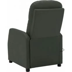 TRUE DEAL Fauteuil De Massage Inclinable Anthracite Similicuir -Pas Cher Fauteuil Magasin 30364553 4