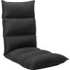TRUE DEAL Chaise Pliable De Sol Noir Tissu -Pas Cher Fauteuil Magasin 30365810 1