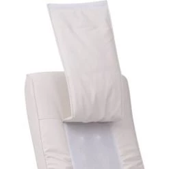 Fauteuil De Massage Shiatsu Similicuir Blanc VidaXL -Pas Cher Fauteuil Magasin 3049873 5