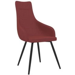 ASUPERMALL Chaise De Canape Avec Repose-pied Rouge Bordeaux Tissu 11 ASUPERMALL Chaise De Canape Avec Repose-pied Rouge Bordeaux Tissu -Pas Cher Fauteuil Magasin 30531473 5