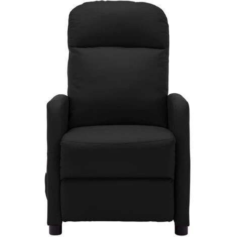 ASUPERMALL Fauteuil De Massage Inclinable Noir Similicuir 6 ASUPERMALL Fauteuil De Massage Inclinable Noir Similicuir – Image 4