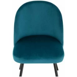 HELLOSHOP26 Lot De Deux Chaises En Tissu 150 Kg Max Surface D'assise De 48 X 41,5 Cm Turquoise 6 HELLOSHOP26 Lot De Deux Chaises En Tissu 150 Kg Max Surface D'assise De 48 X 41,5 Cm Turquoise -Pas Cher Fauteuil Magasin 30789183 2