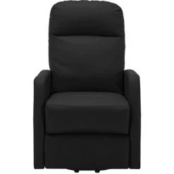 TRUE DEAL Fauteuil Inclinable Noir Similicuir 9 TRUE DEAL Fauteuil Inclinable Noir Similicuir -Pas Cher Fauteuil Magasin 30867034 3